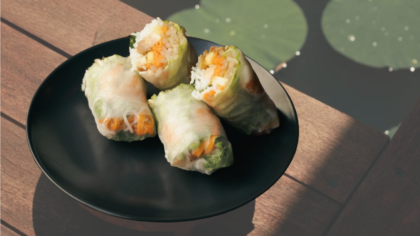 rouleaux printemps